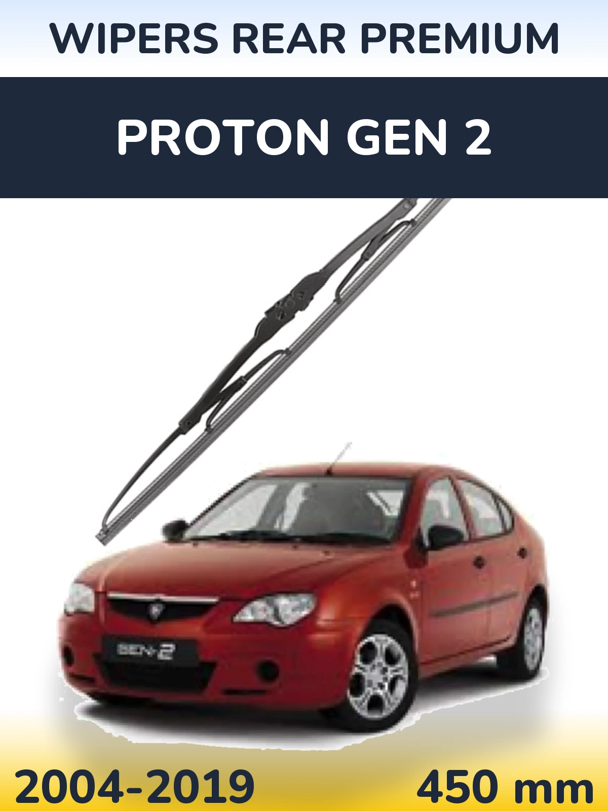 Tylna wycieraczka WIPERS REAR PREMIUM 450 mm do Proton Gen 2 2004-2019