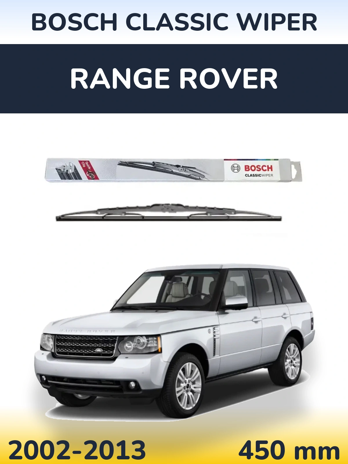 Tylna wycieraczka BOSCH Classic Wiper 450 mm do Range Rover  2002-2013