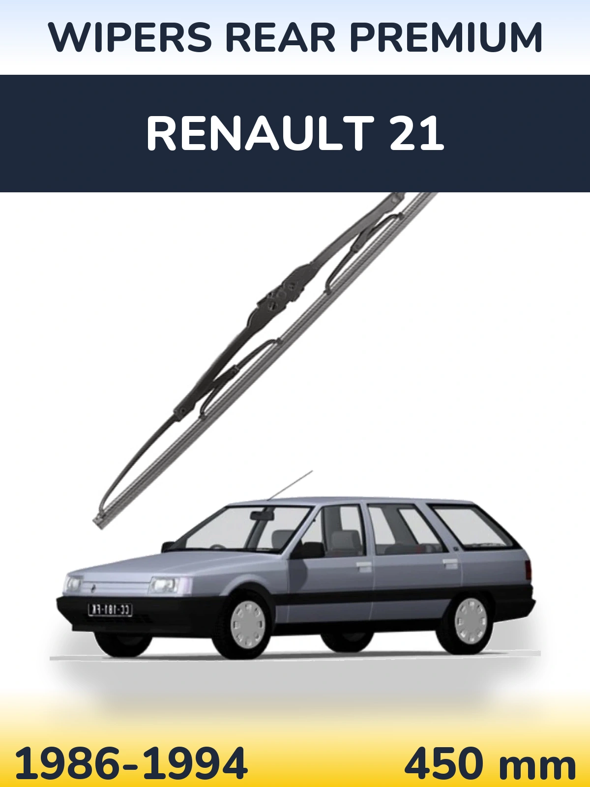 Задня щітка WIPERS REAR PREMIUM 450 мм для Renault 21 1986-1994