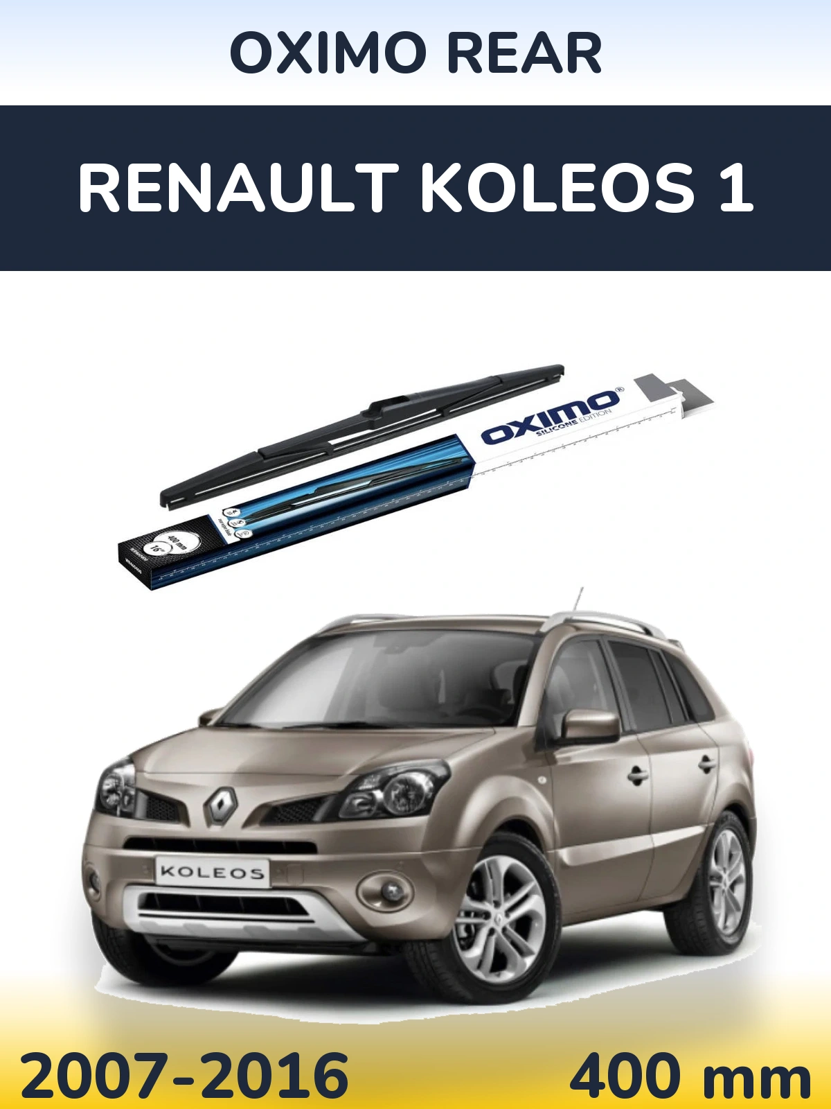 Tylna wycieraczka Oximo Rear 400 mm do Renault Koleos 1 2007-2016
