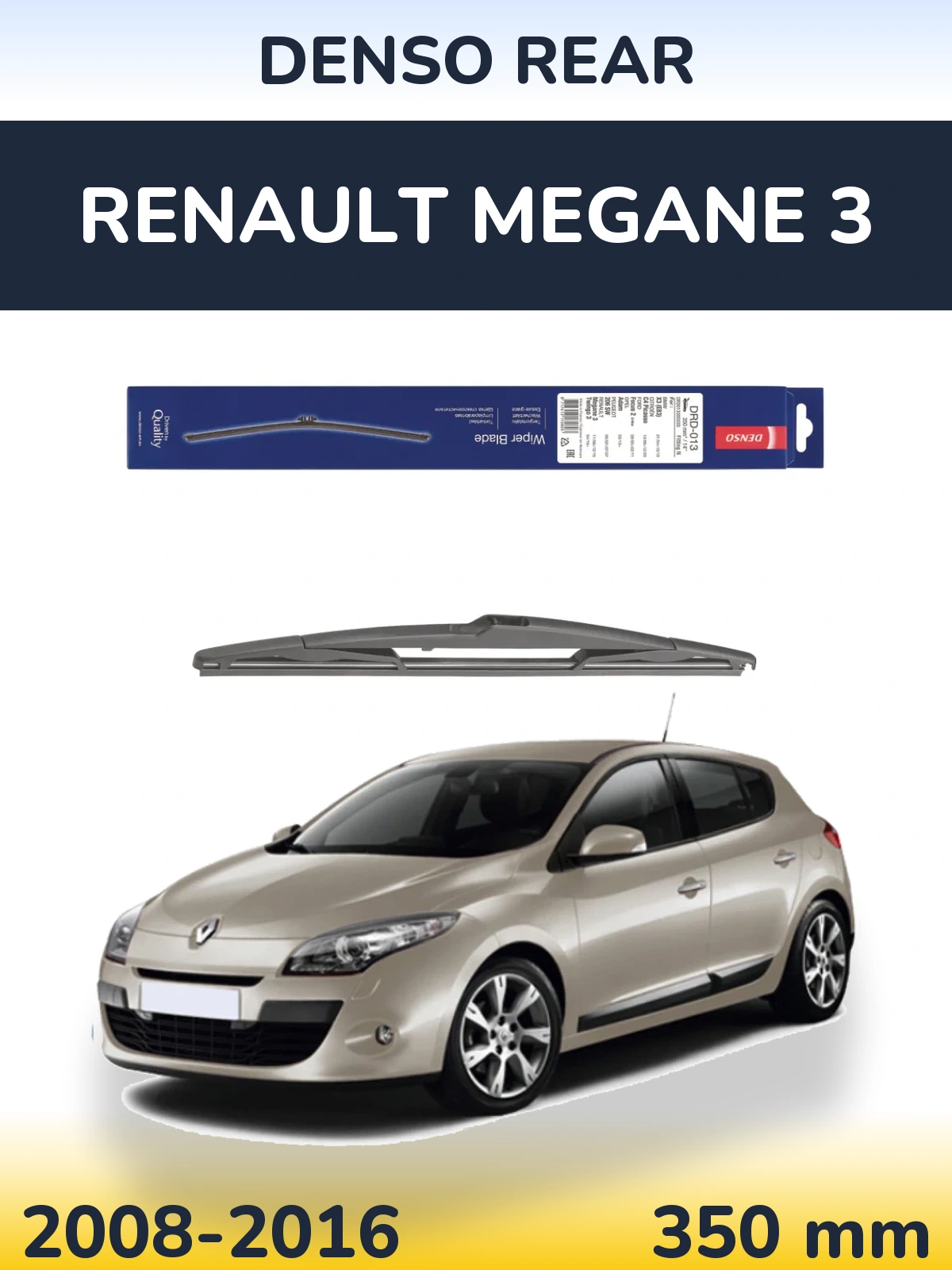 Tylna wycieraczka Denso Rear 350 mm do Renault Megane 3 2008-2016