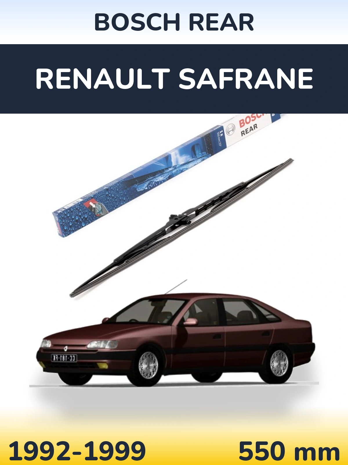 Tylna wycieraczka BOSCH Rear 550 mm do Renault Safrane 1992-1999