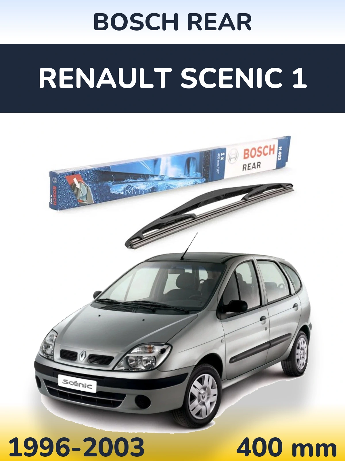 Tylna wycieraczka BOSCH Rear 400 mm do Renault Scenic 1 1996-2003