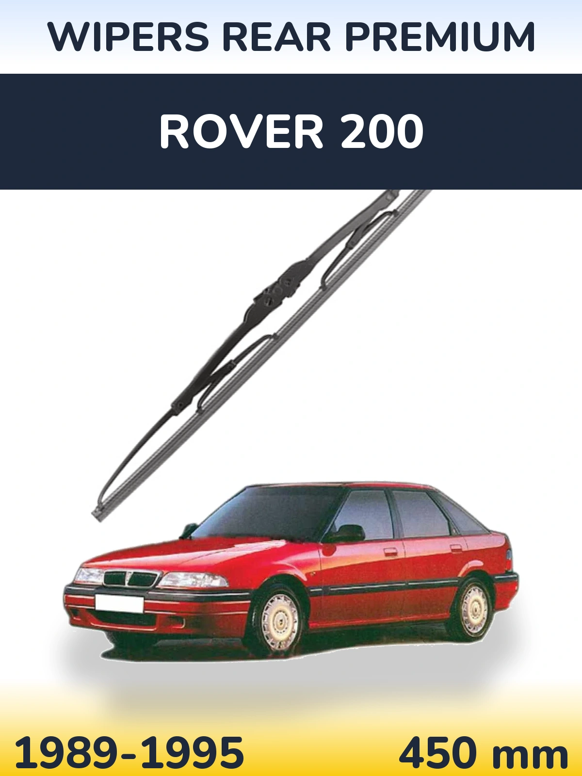 Rear wiper blade WIPERS REAR PREMIUM 450 mm for Rover 200 1989-1995