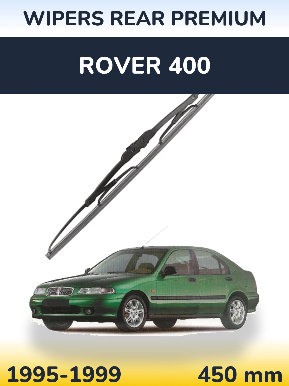 Задний дворник WIPERS REAR PREMIUM 450 мм для Rover 400 1995-1999