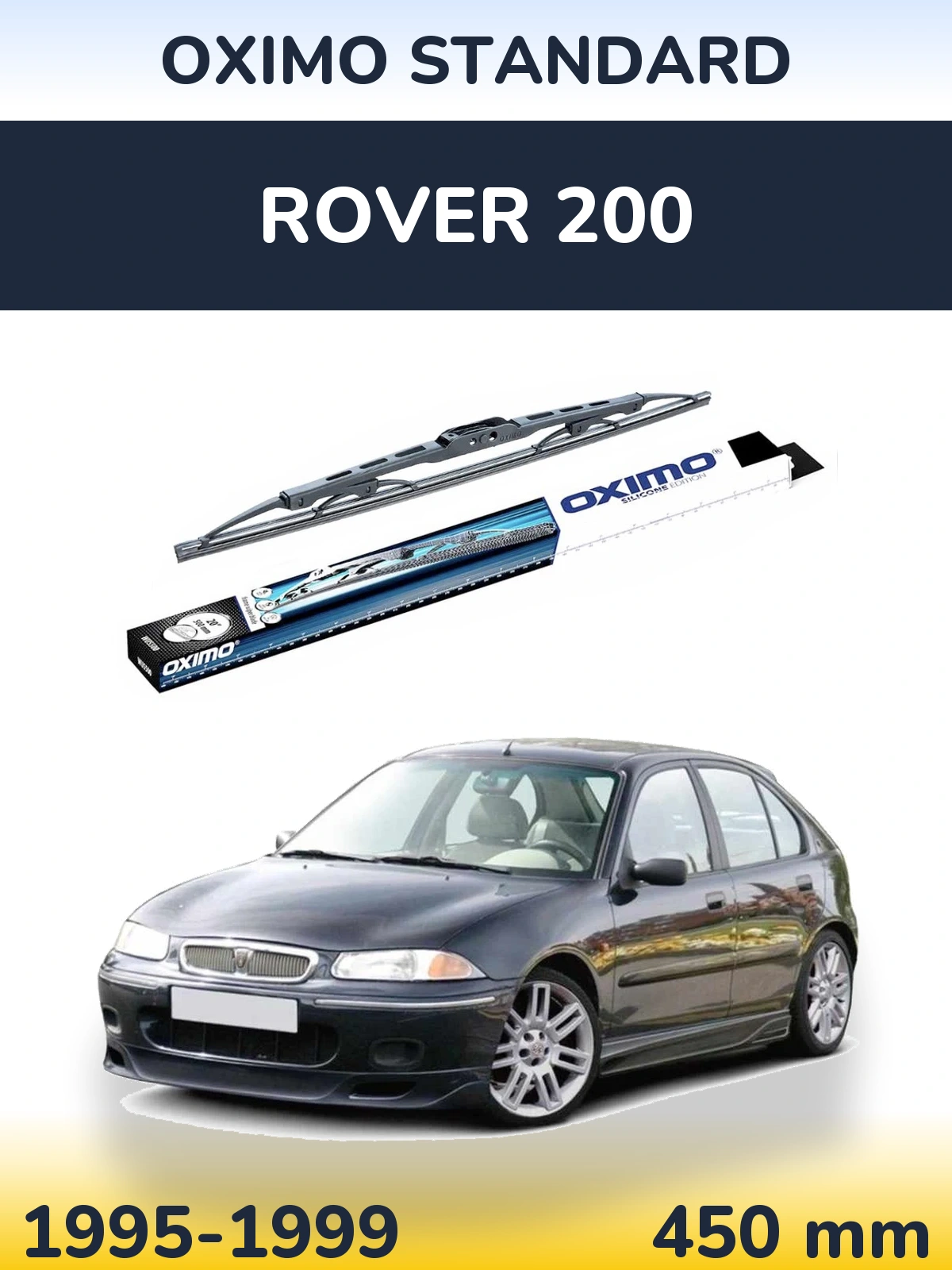 Tylna wycieraczka Oximo Standard 450 mm do Rover 200 1995-1999
