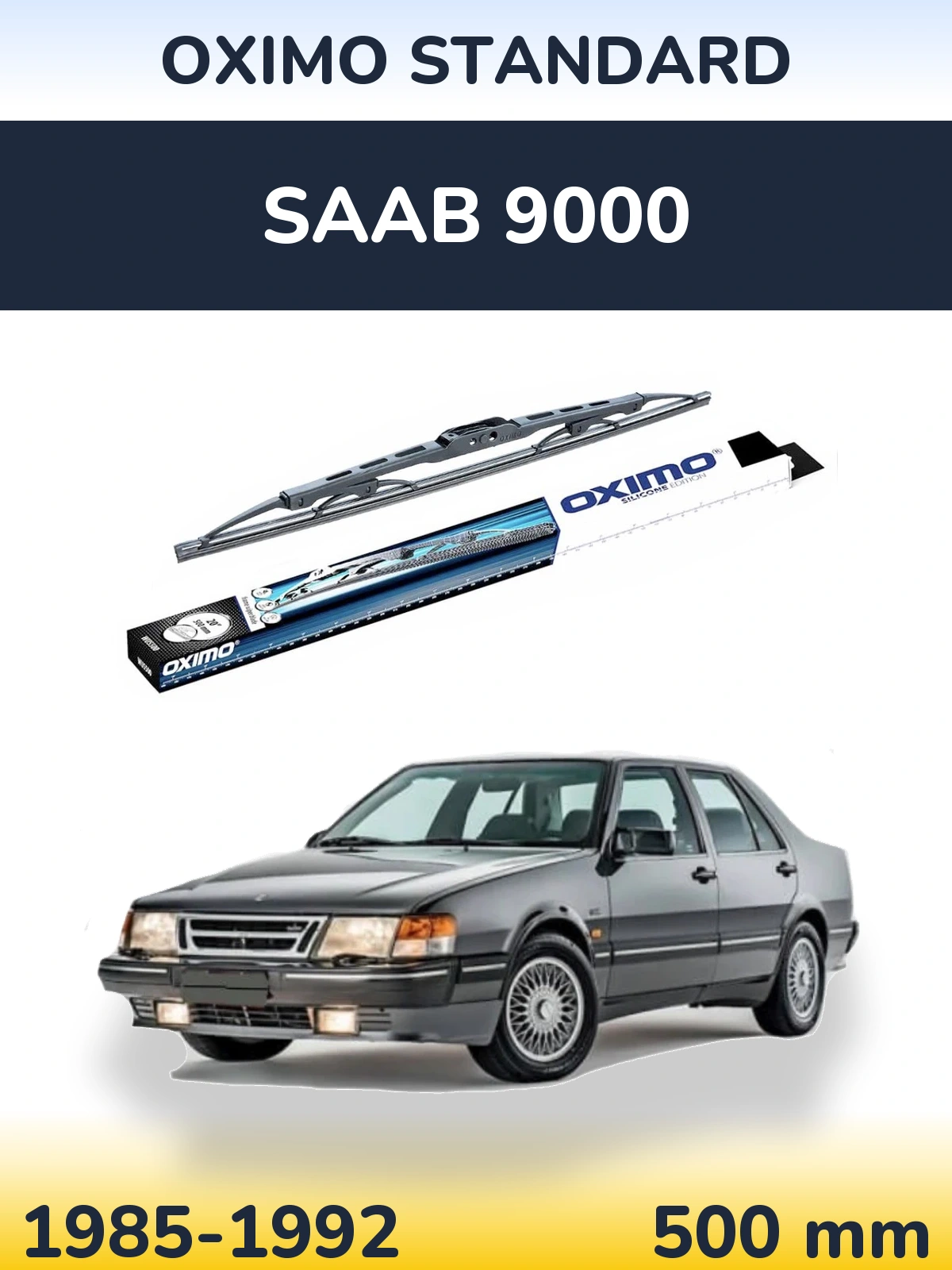 Tylna wycieraczka Oximo Standard 500 mm do SAAB 9000 1985-1992