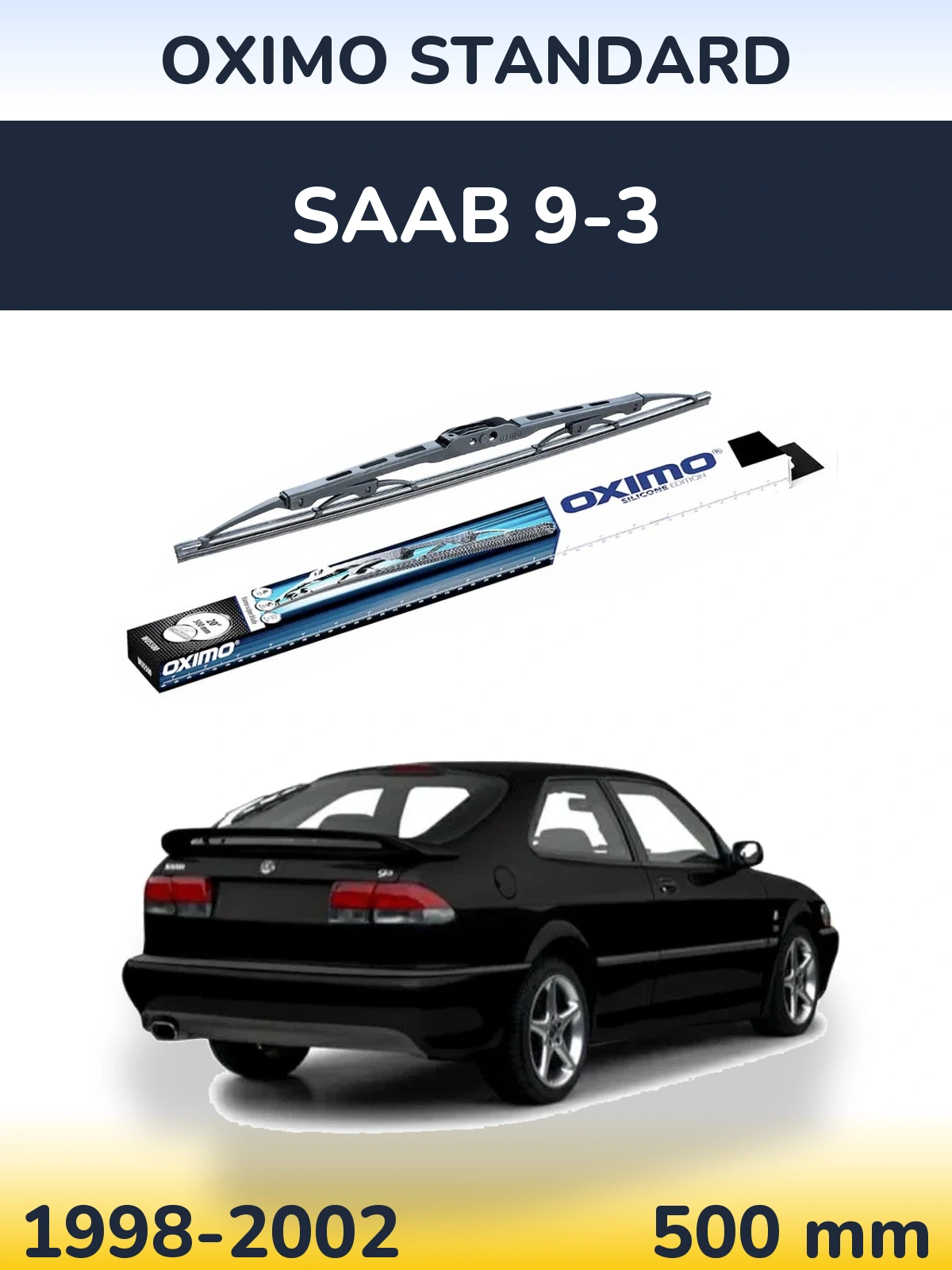 Tylna wycieraczka Oximo Standard 500 mm do SAAB 9-3 1998-2002