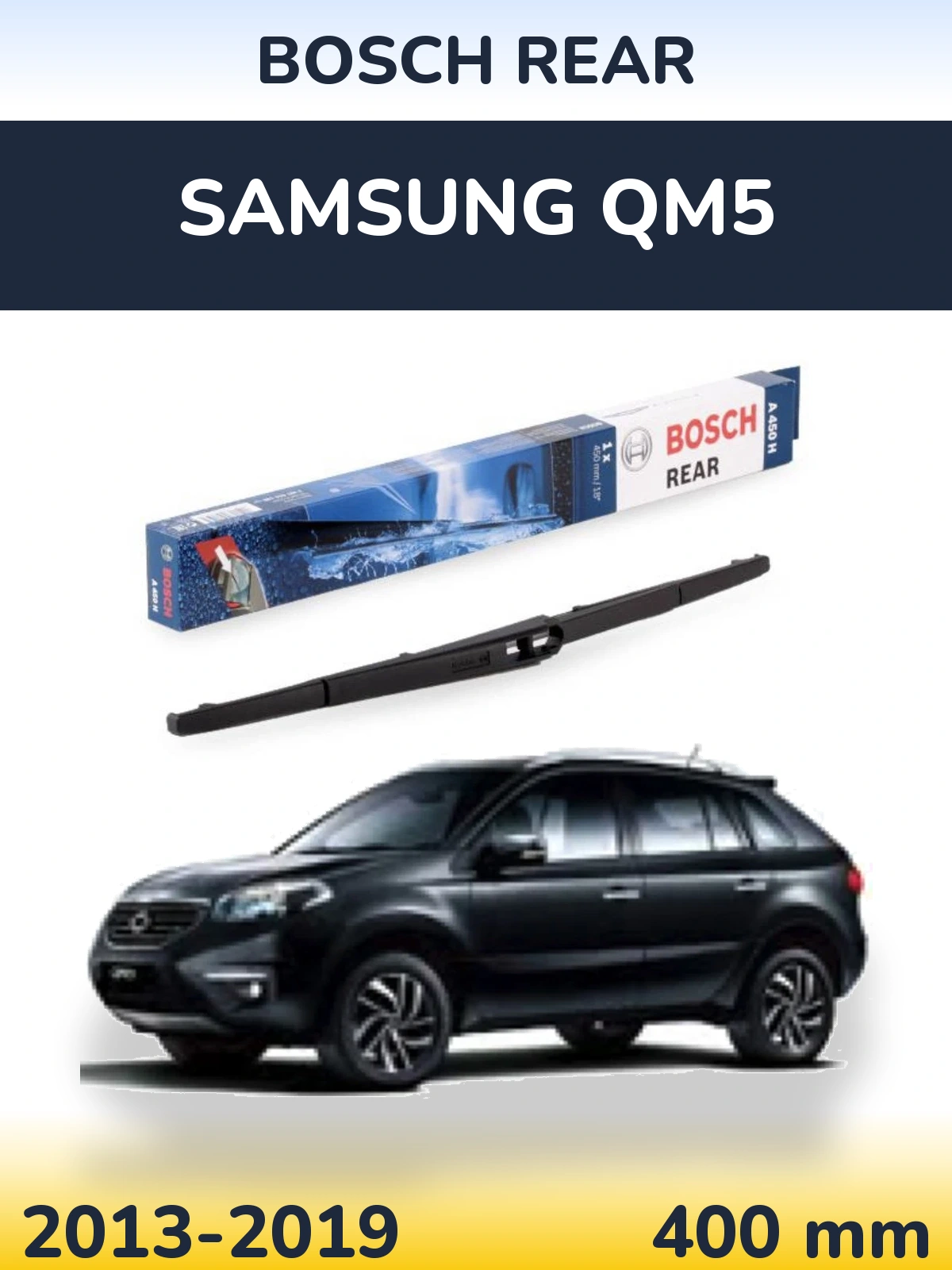 Tylna wycieraczka BOSCH Rear 400 mm do Samsung QM5 2013-2019
