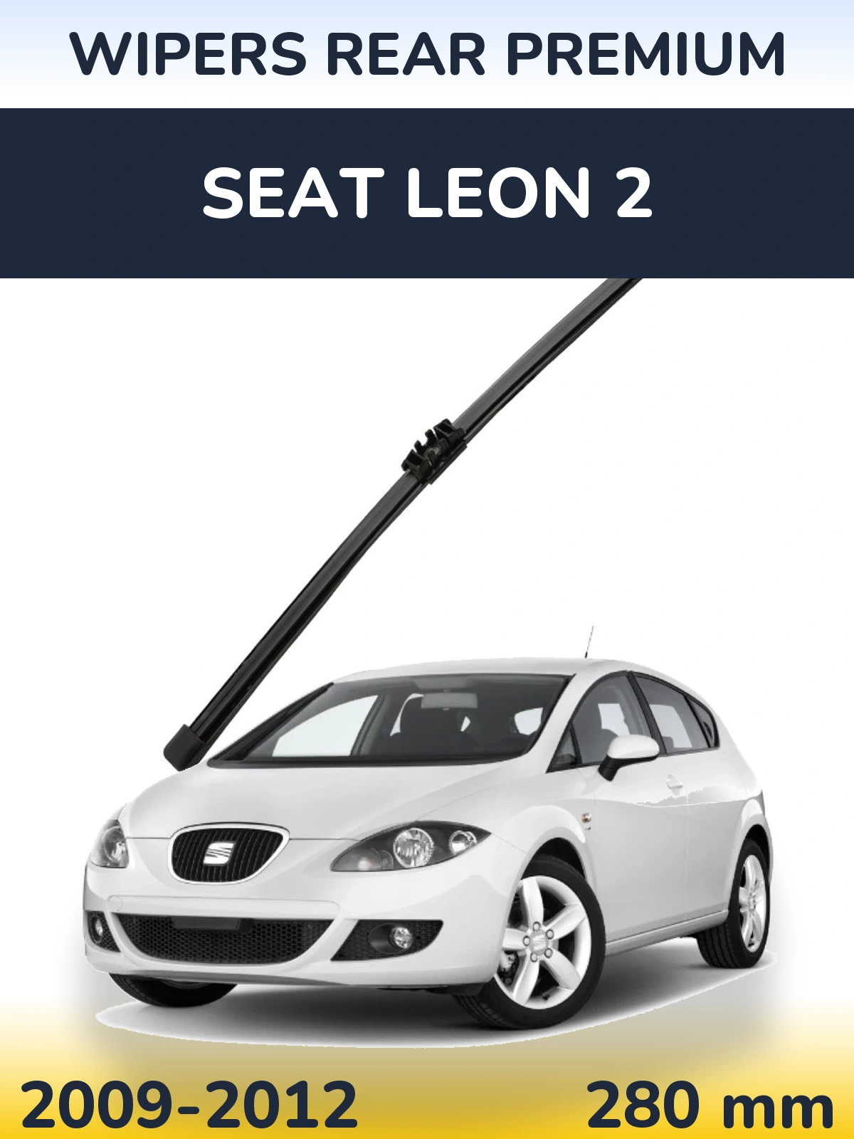 Tylna wycieraczka WIPERS REAR PREMIUM 280 mm do SEAT Leon 2 2009-2012