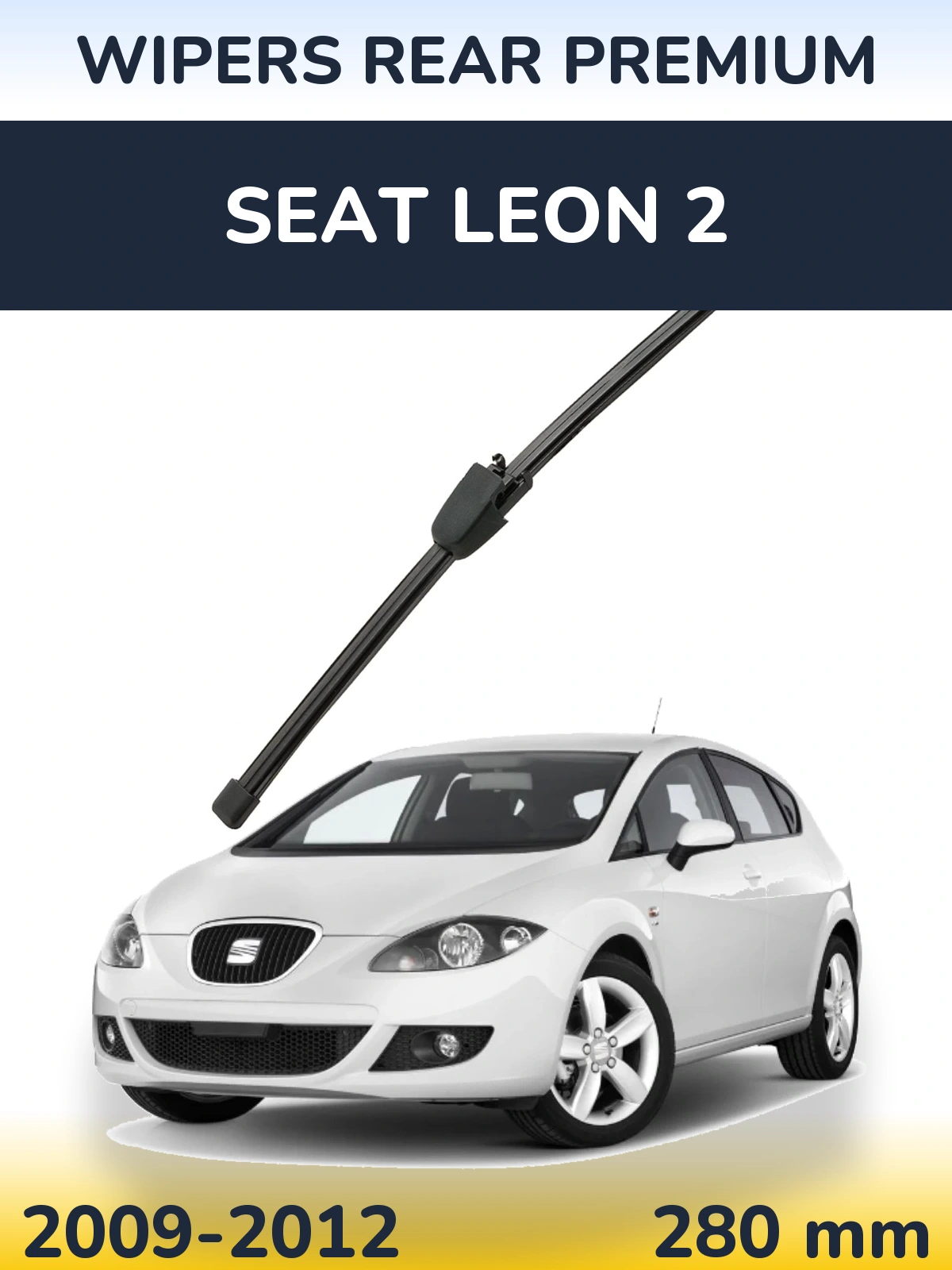 Tylna wycieraczka WIPERS REAR PREMIUM 280 mm do SEAT Leon 2 2009-2012
