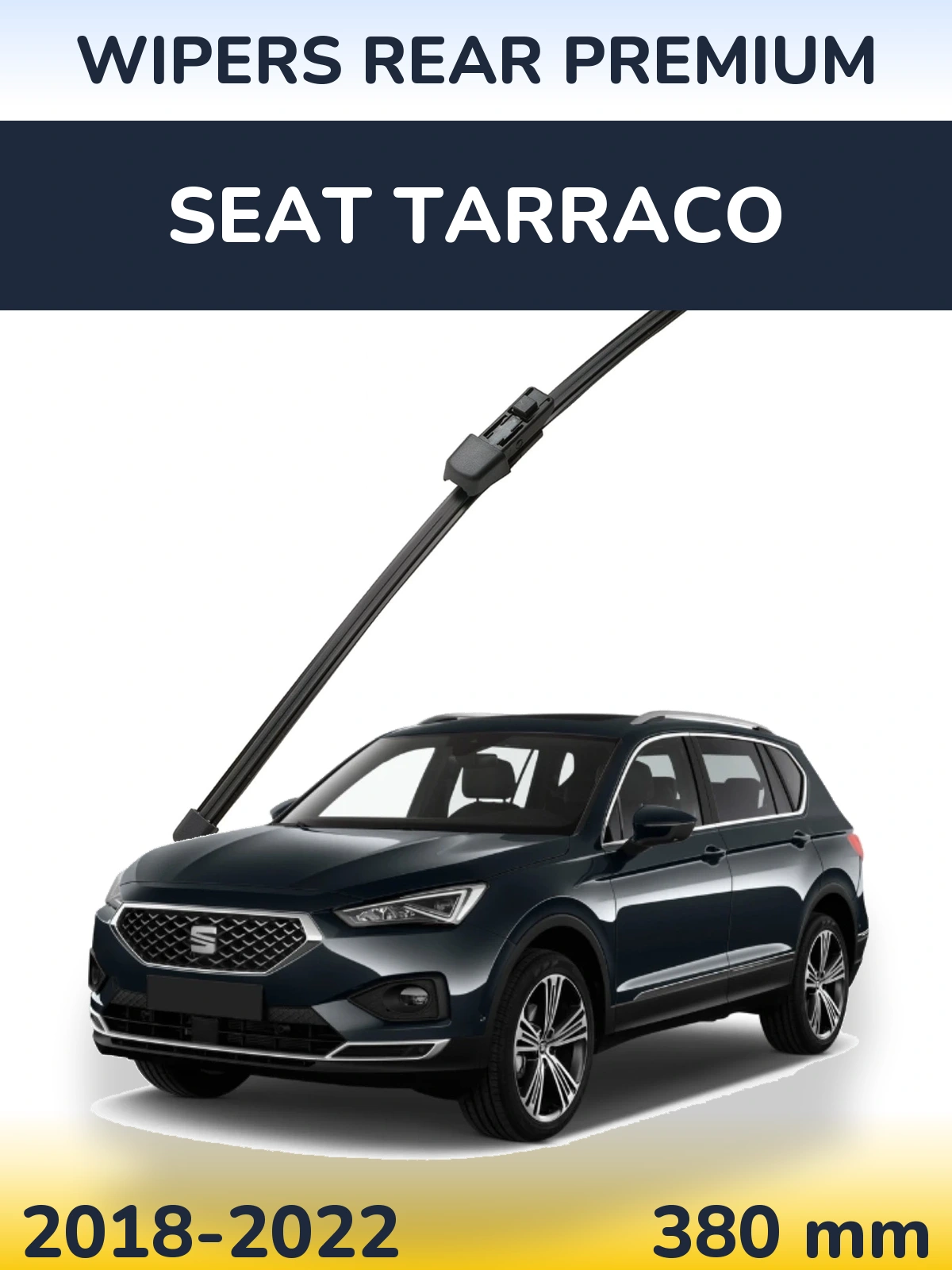 Задня щітка WIPERS REAR PREMIUM 380 мм для SEAT Tarraco 2018-2022