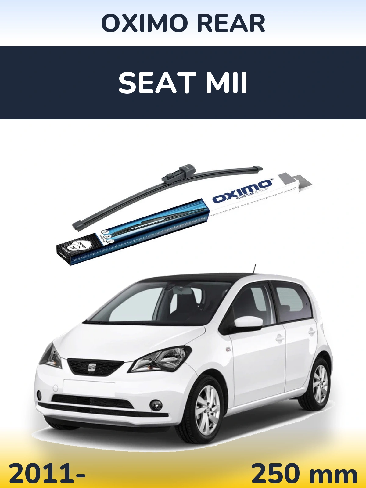 Tylna wycieraczka Oximo Rear 250 mm do SEAT Mii 2011-2026