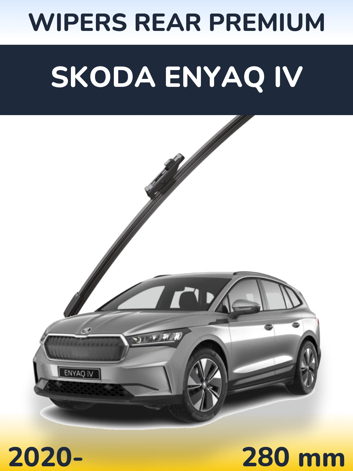Rear wiper blade WIPERS REAR PREMIUM 280 mm for Skoda Enyaq iV 2020-2026