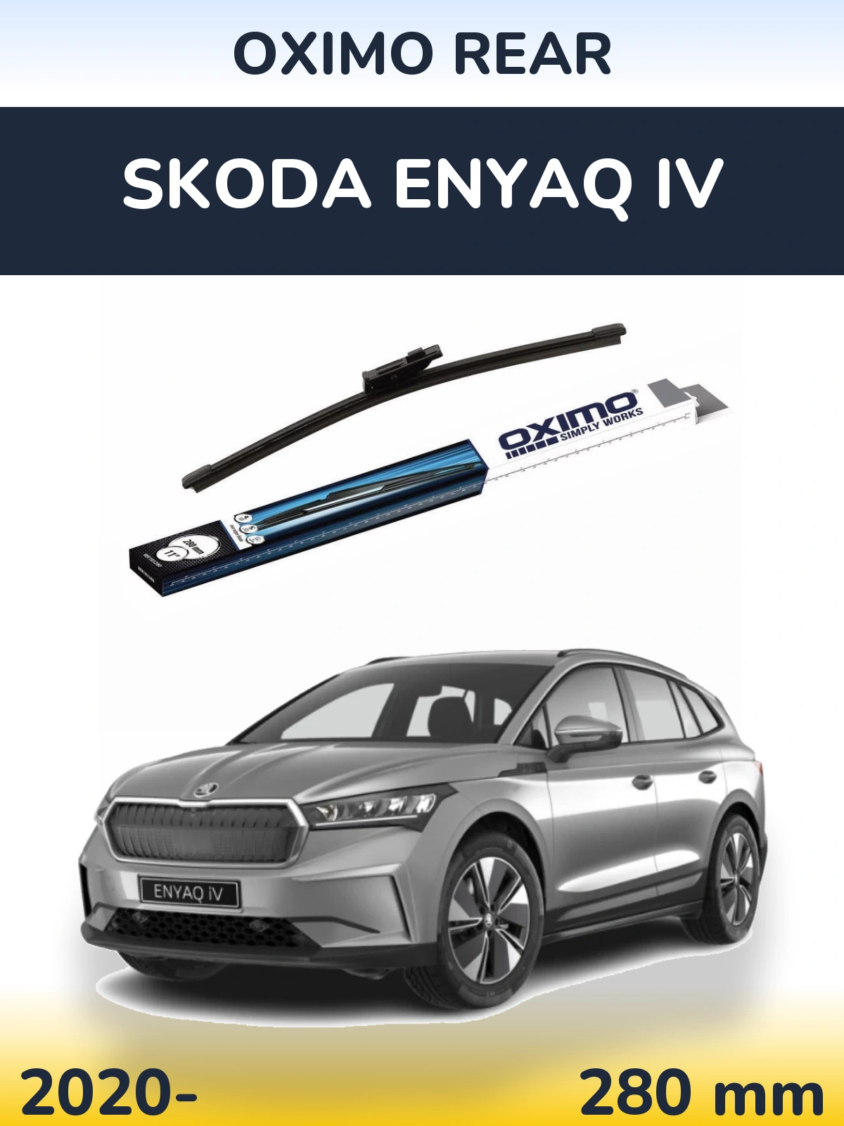 Tylna wycieraczka Oximo Rear 280 mm do Skoda Enyaq iV 2020-2026