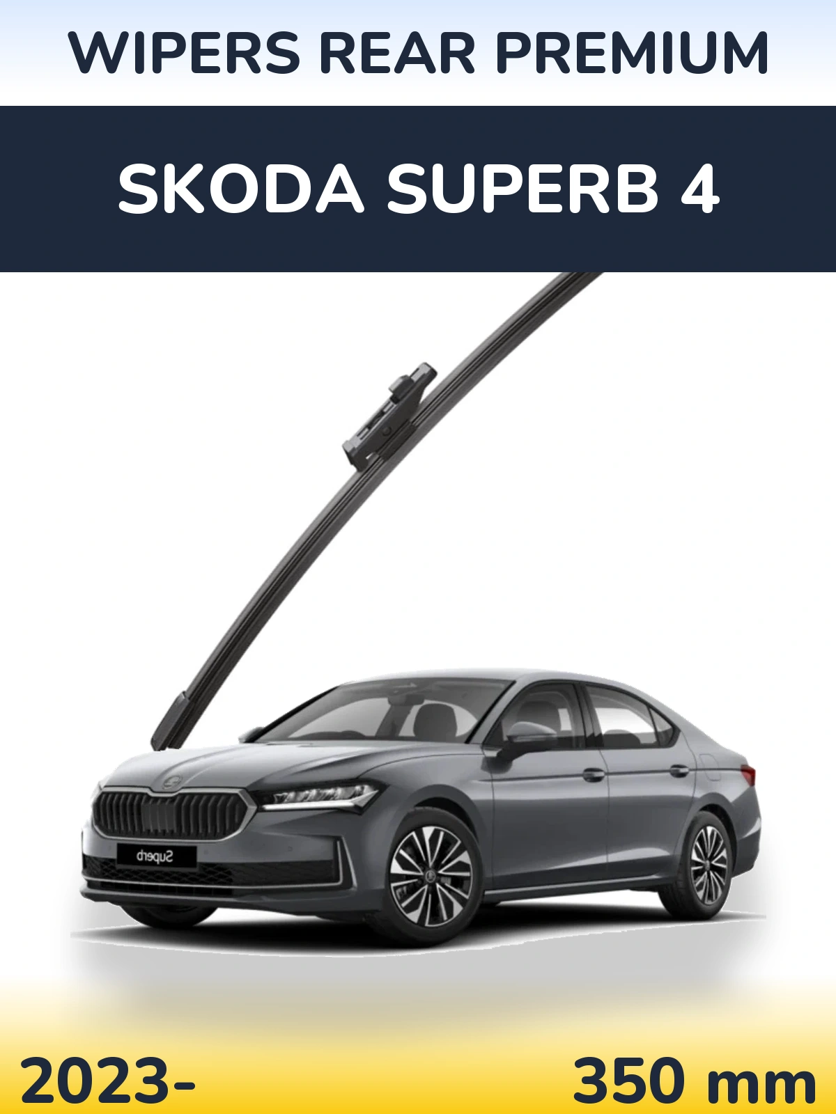 Tylna wycieraczka WIPERS REAR PREMIUM 350 mm do Skoda Superb 4 2023-2026