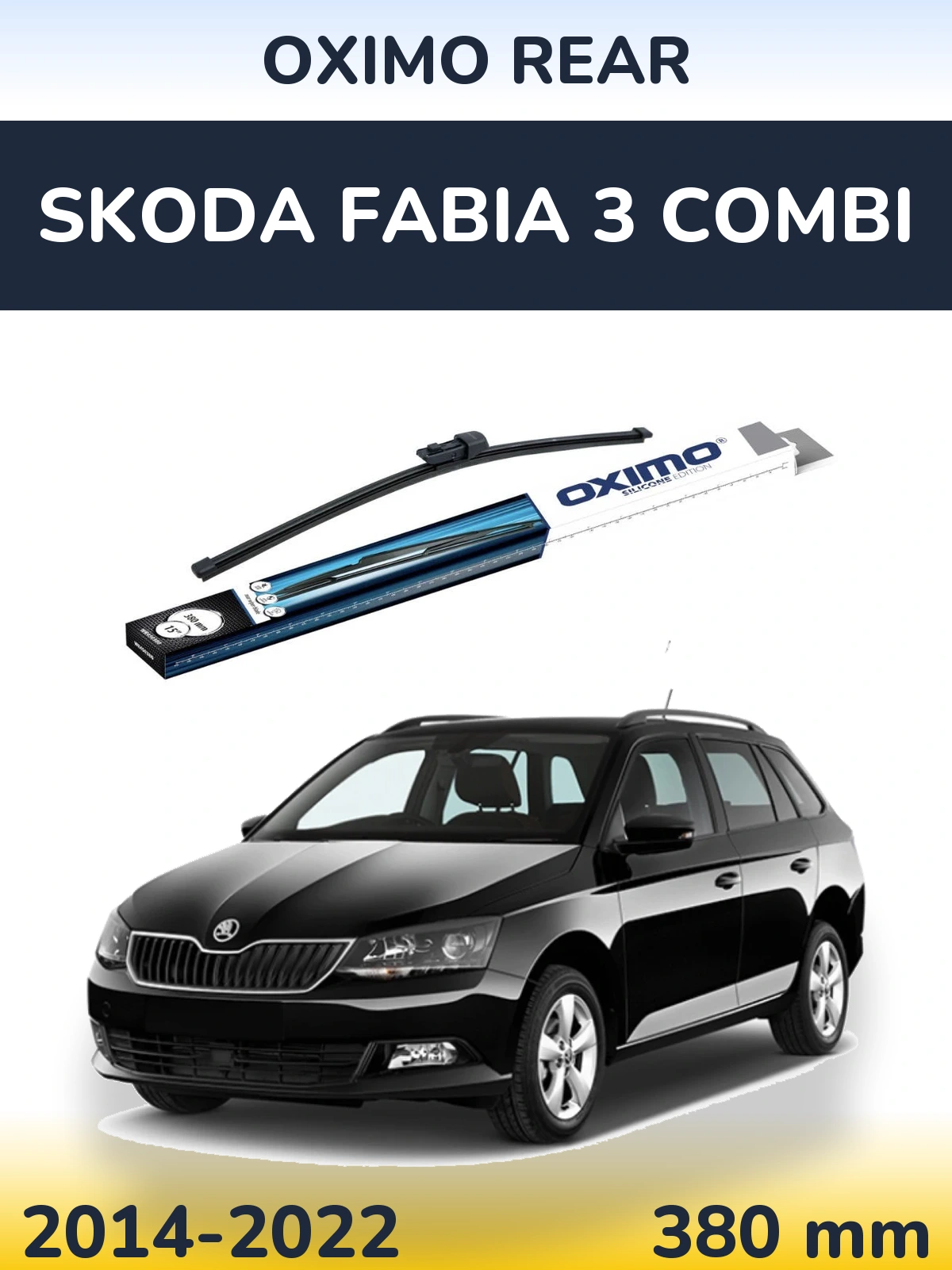 Tylna wycieraczka Oximo Rear 380 mm do Skoda Fabia 3 Combi 2014-2022