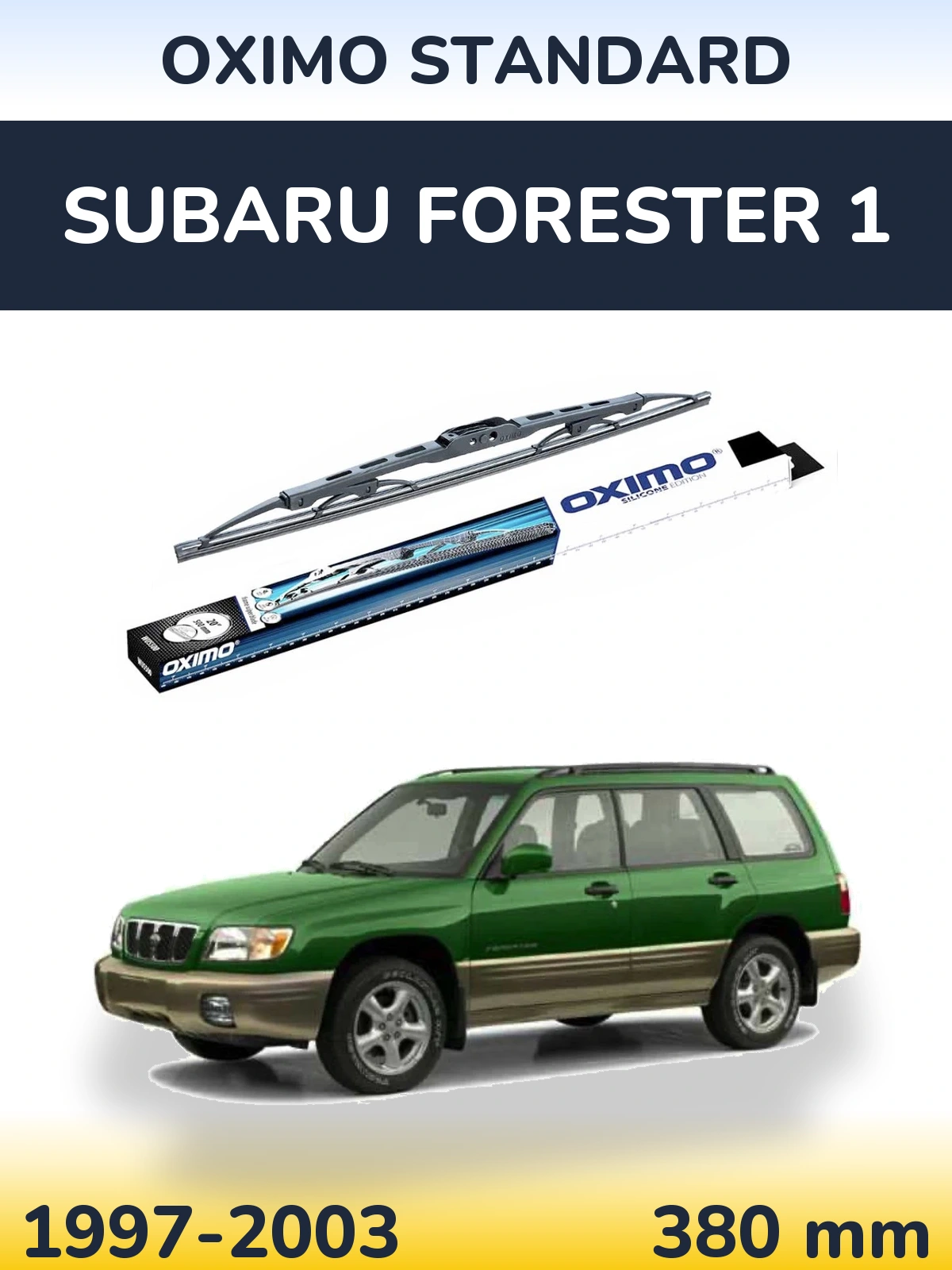 Tylna wycieraczka Oximo Standard 375 mm do Subaru Forester 1 1997-2003