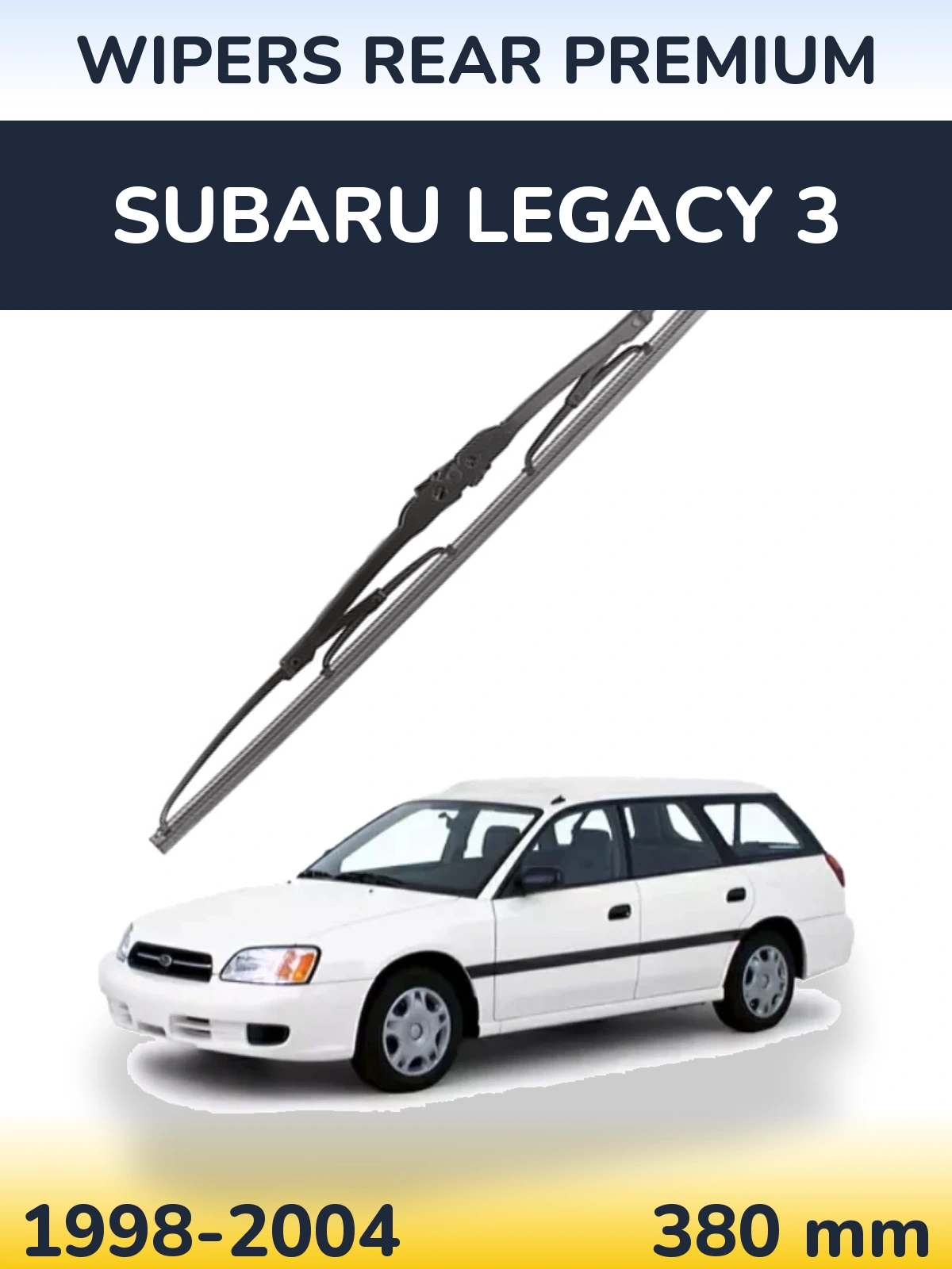 Tylna wycieraczka WIPERS REAR PREMIUM 380 mm do Subaru Legacy 3 1998-2004