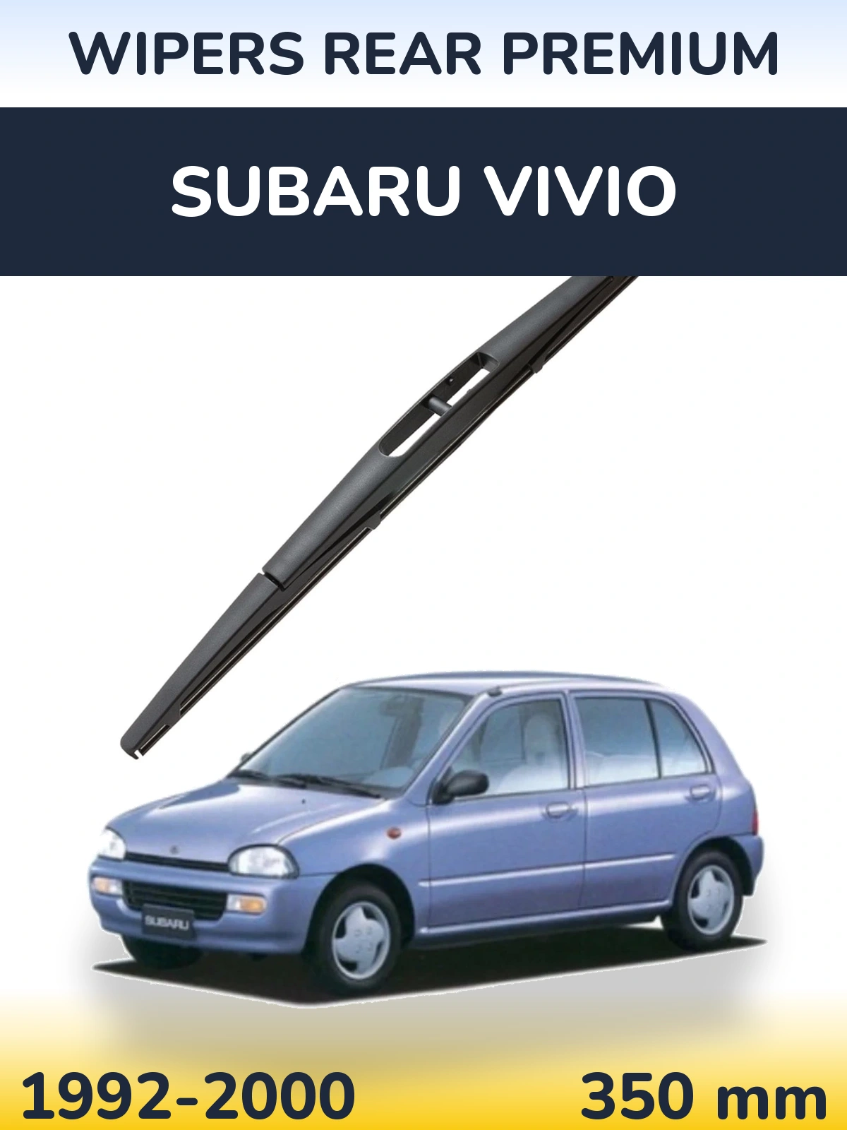 Rear wiper blade WIPERS REAR PREMIUM 350 mm for Subaru Vivio 1992-2000