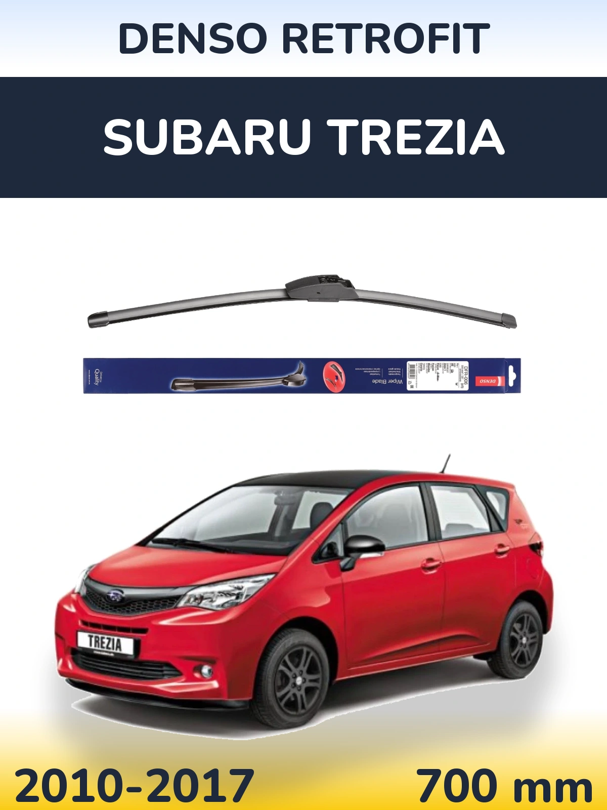 Przednia wycieraczka Denso Retrofit 700 mm do Subaru Trezia 2010-2017