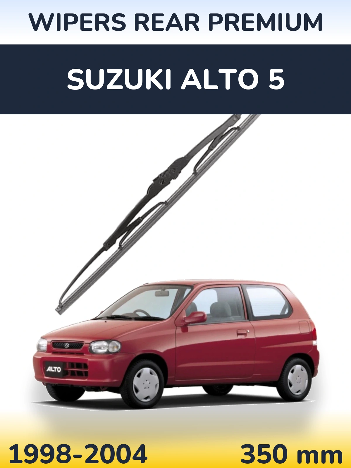 Rear wiper blade WIPERS REAR PREMIUM 350 mm for Suzuki Alto 5 1998-2004