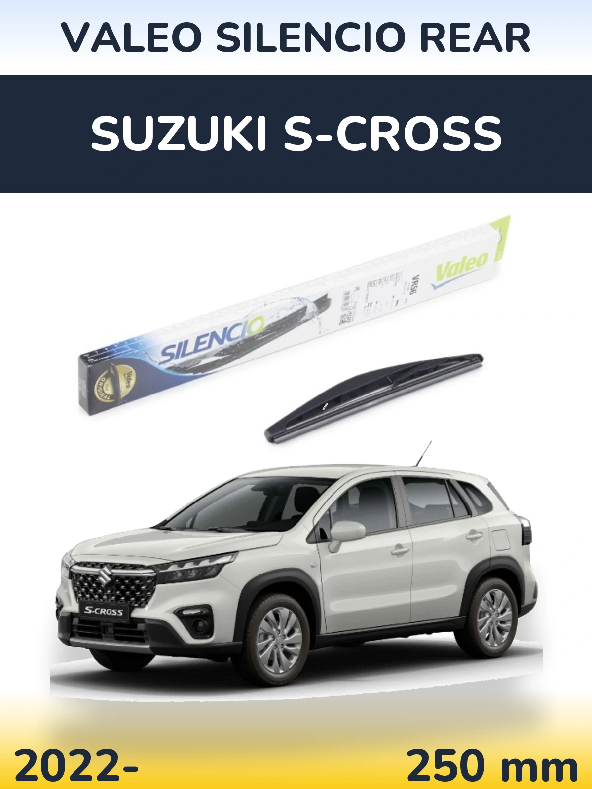 Tylna wycieraczka Valeo Silencio Rear 240 mm do Suzuki S-Cross 2022-2026