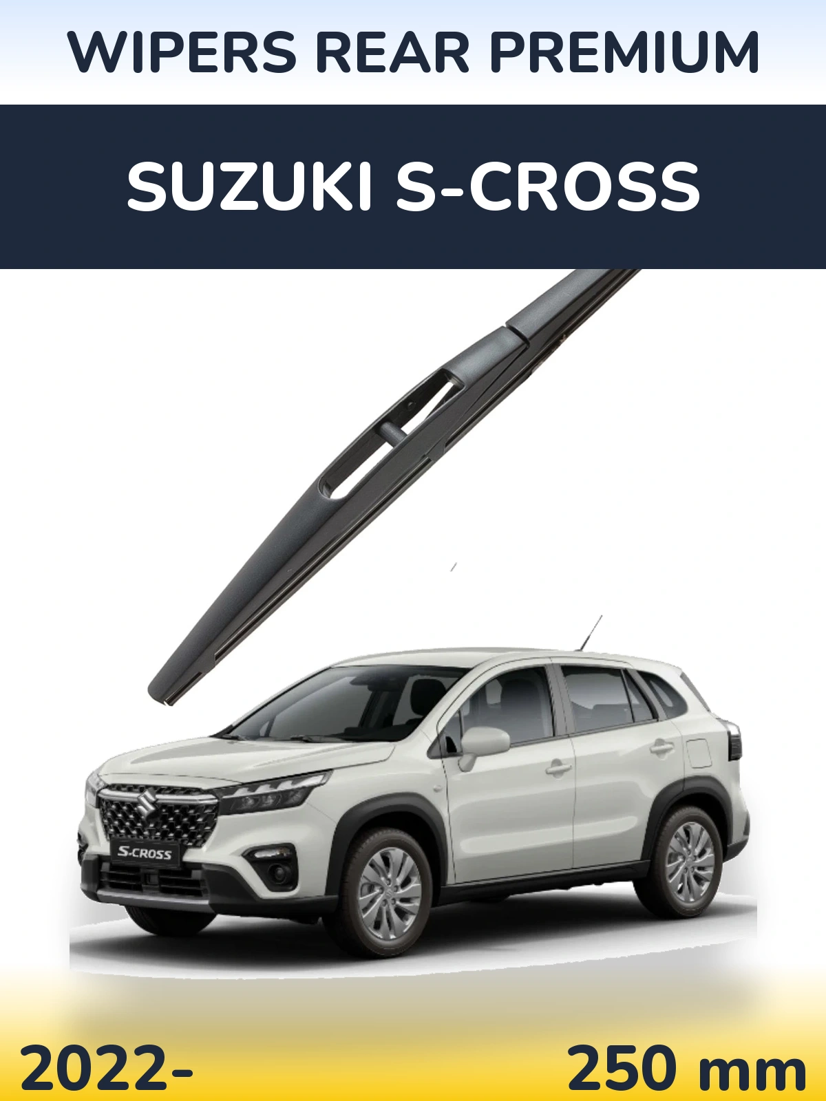 Tylna wycieraczka WIPERS REAR PREMIUM 250 mm do Suzuki S-Cross 2022-2026