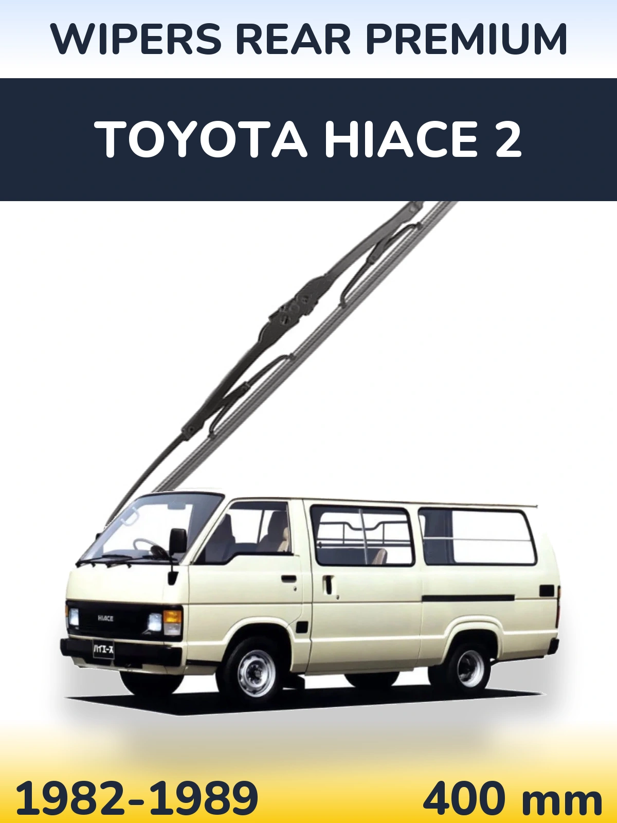 Задний дворник WIPERS REAR PREMIUM 400 мм для Toyota Hiace 2 1982-1989