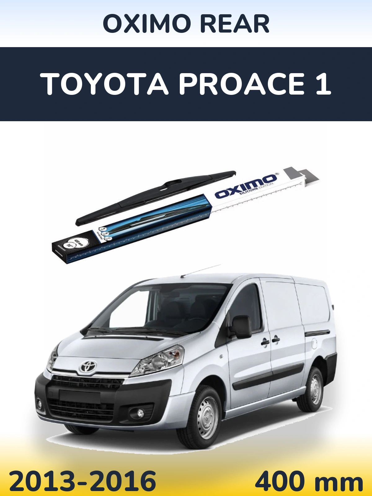 Задний дворник Oximo Rear 400 мм для Toyota ProAce 1 2013-2016