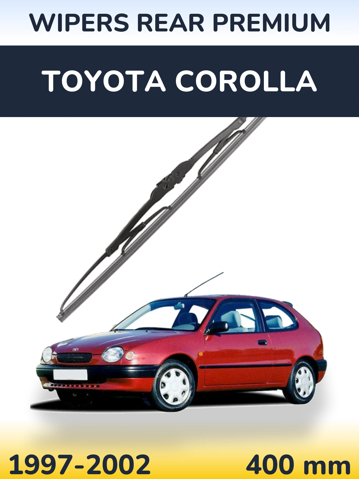 Задний дворник WIPERS REAR PREMIUM 400 мм для Toyota Corolla 1997-2002