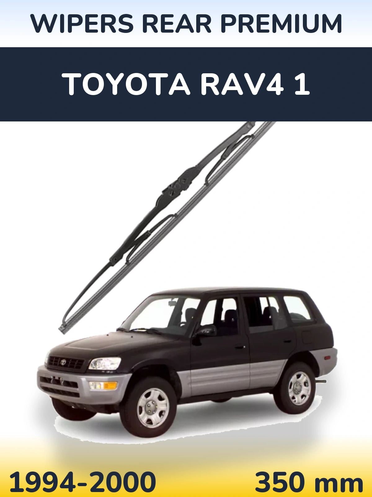 Rear wiper blade WIPERS REAR PREMIUM 350 mm for Toyota RAV4 1 1994-2000