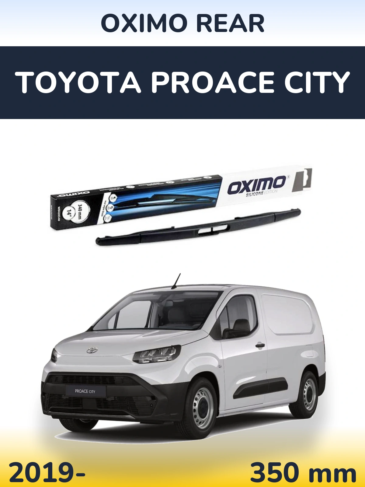Tylna wycieraczka Oximo Rear 350 mm do Toyota ProAce City 2019-2026