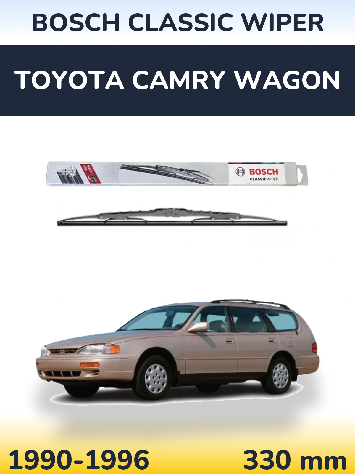 Задний дворник BOSCH Classic Wiper 340 мм для Toyota Camry Wagon 1990-1996