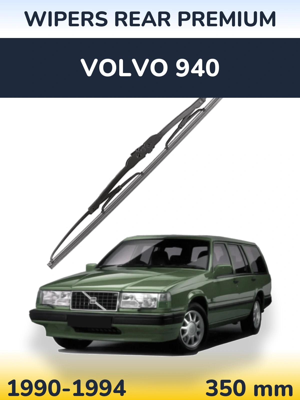 Задня щітка WIPERS REAR PREMIUM 350 мм для Volvo 940 1990-1994