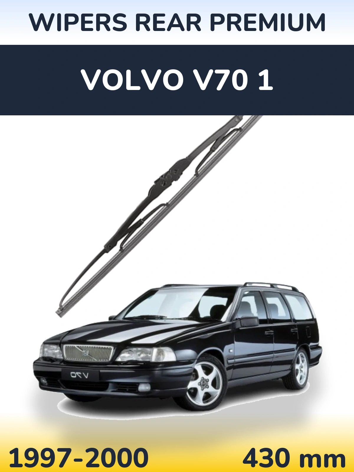 Задний дворник WIPERS REAR PREMIUM 430 мм для Volvo V70 1 1997-2000
