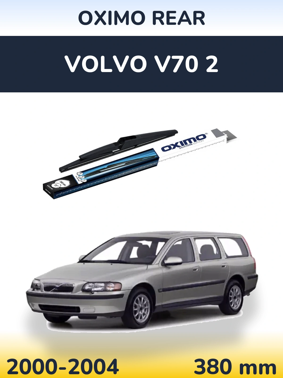 Tylna wycieraczka Oximo Rear 380 mm do Volvo V70 2 2000-2004