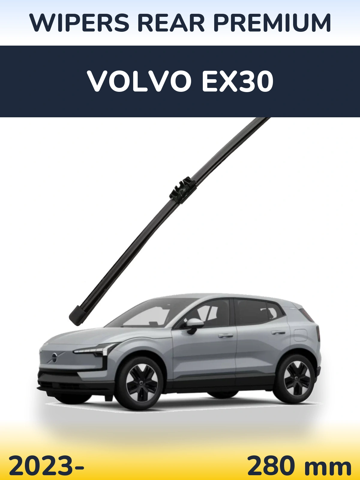 Rear wiper blade WIPERS REAR PREMIUM 280 mm for Volvo EX30 2023-2026