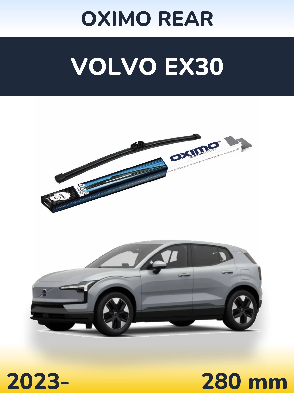 Задня щітка Oximo Rear 280 мм для Volvo EX30 2023-2026