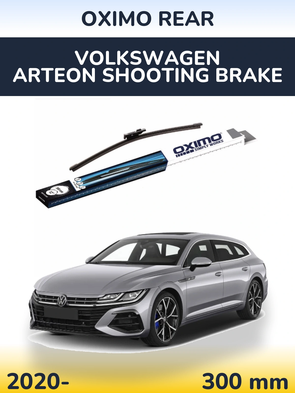 Задня щітка Oximo Rear 300 мм для Volkswagen Arteon Shooting Brake 2020-2026