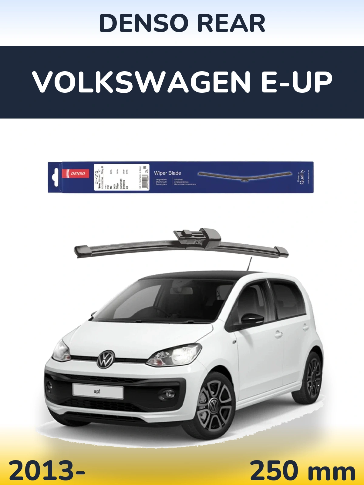 Tylna wycieraczka Denso Rear 250 mm do Volkswagen e-Up 2013-2026