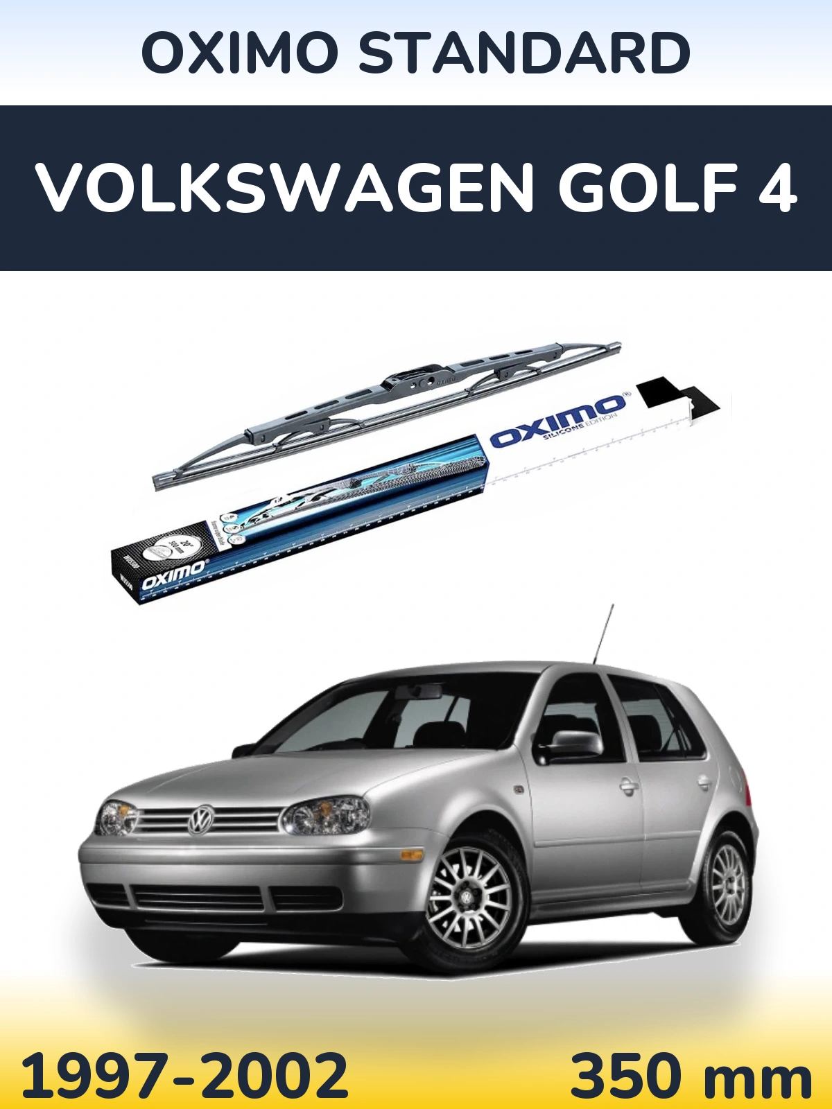 Rear wiper blade Oximo Standard 350 mm for Volkswagen Golf 4 1997-2002