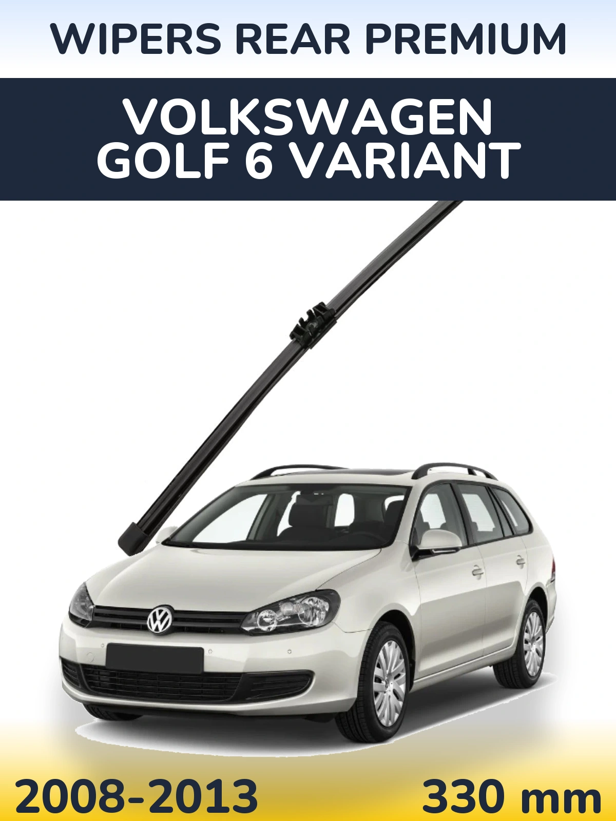 Задний дворник WIPERS REAR PREMIUM 330 мм для Volkswagen Golf 6 Variant 2008-2013