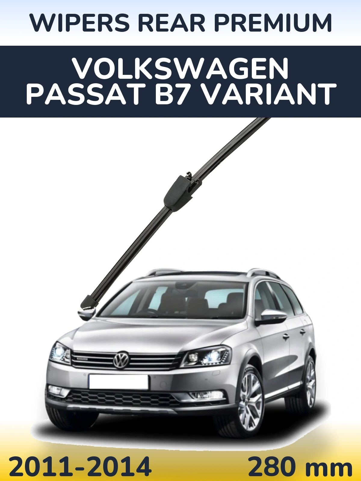 Tylna wycieraczka WIPERS REAR PREMIUM 280 mm do Volkswagen Passat B7 Variant 2011-2014