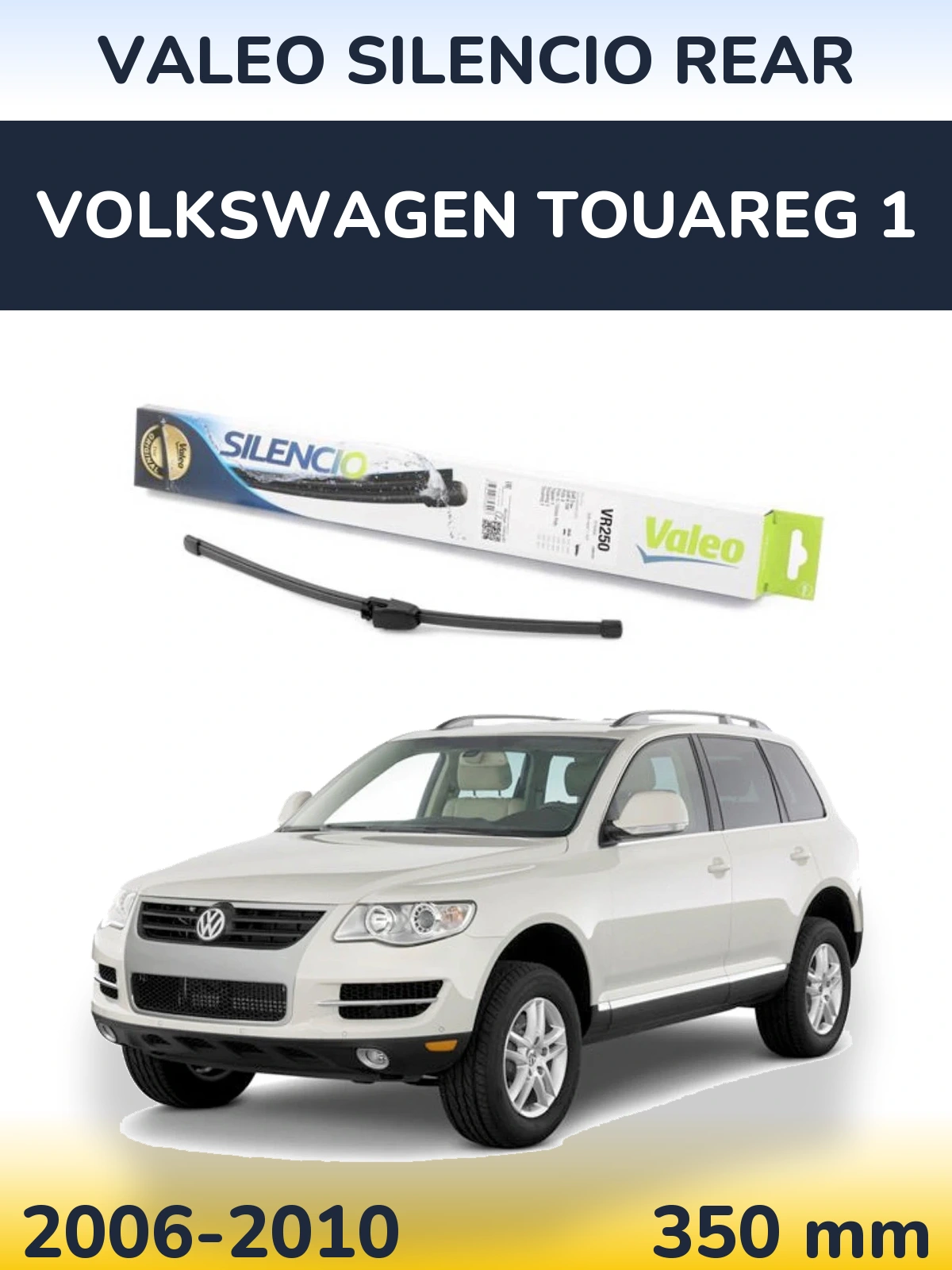 Tylna wycieraczka Valeo Silencio Rear 335 mm do Volkswagen Touareg 1 2006-2010