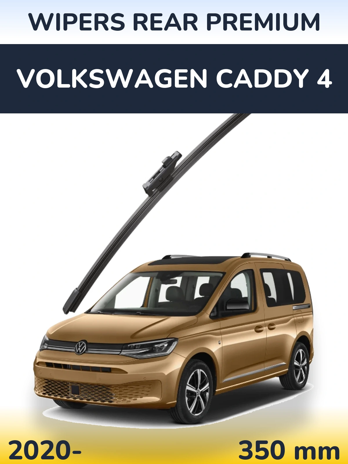 Tylna wycieraczka WIPERS REAR PREMIUM 350 mm do Volkswagen Caddy 4 2020-2026