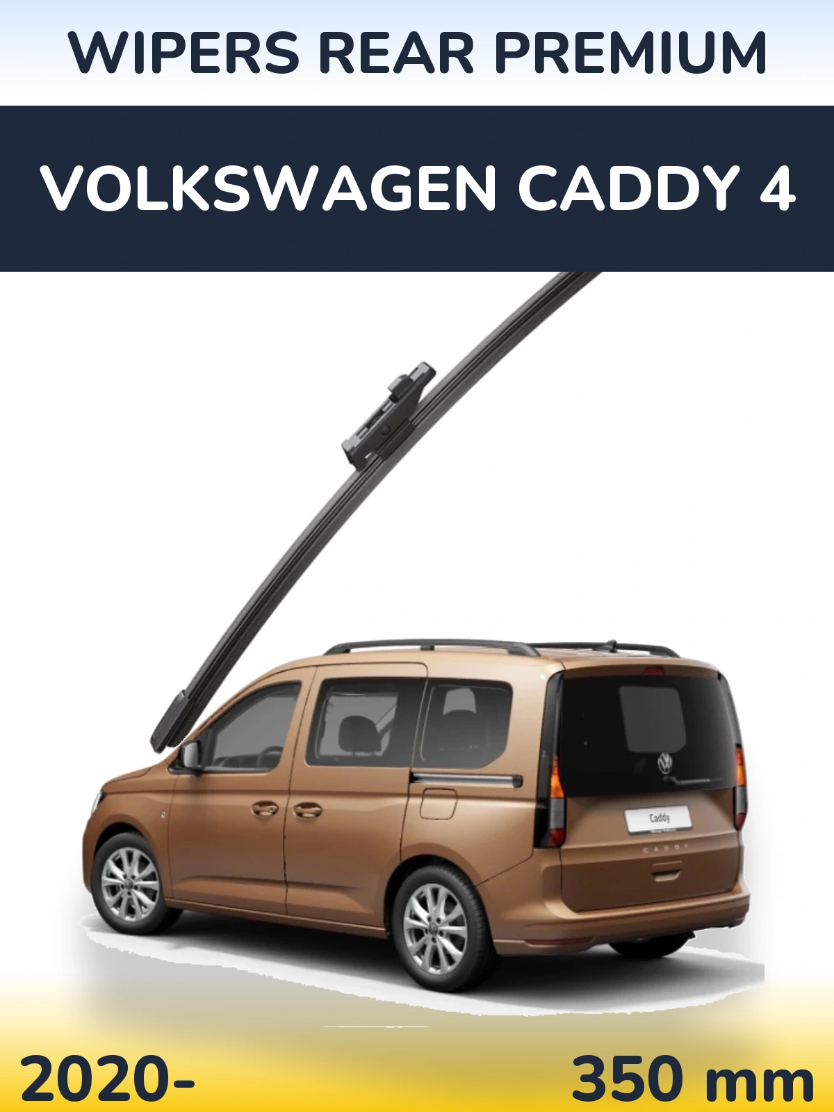 Задний дворник WIPERS REAR PREMIUM 350 мм для Volkswagen Caddy 4 2020-2026