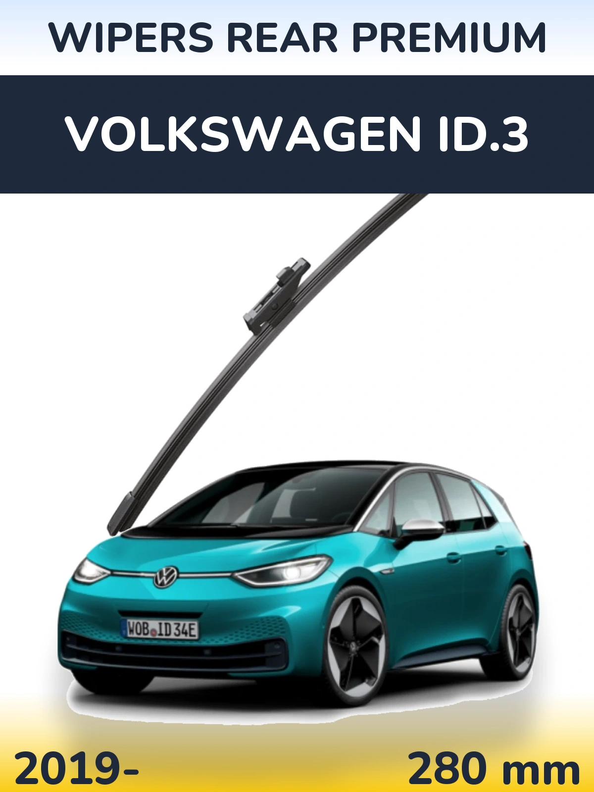 Задня щітка WIPERS REAR PREMIUM 280 мм для Volkswagen ID.3 2019-2026