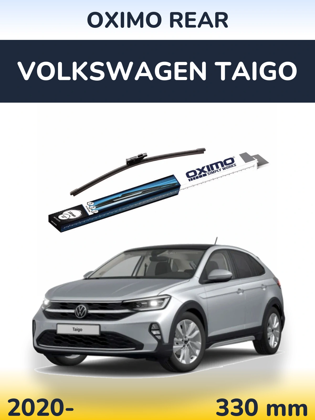 Tylna wycieraczka Oximo Rear 330 mm do Volkswagen Taigo 2020-2026