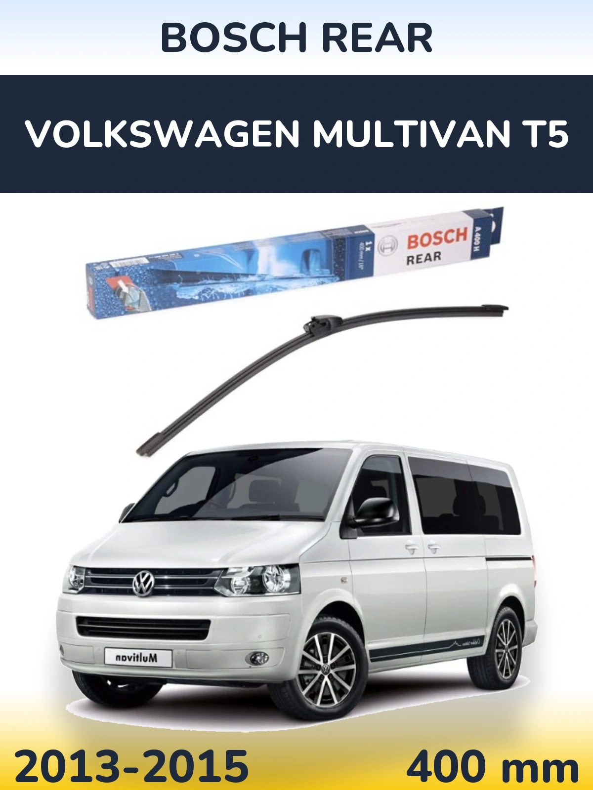 Tylna wycieraczka BOSCH Rear 400 mm do Volkswagen Multivan T5 2013-2015